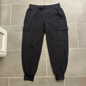 EUC - All In Motion Active Light Mid-Rise Cargo Joggers